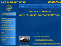 Tablet Screenshot of livescanandmore.com